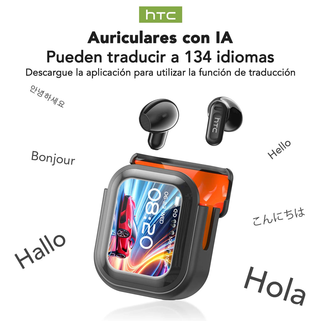 Vexaroa NE20 AI Translator Earbuds – Smart Touch LED, Bluetooth 6.0