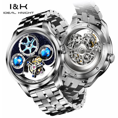 Tourbillon Watch Men 43mm Blue | Vexaro