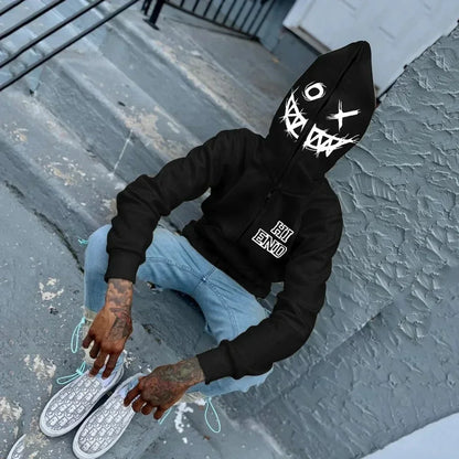 Vexaroa Women's Oversized Letter Graphic Pullover Hoodie