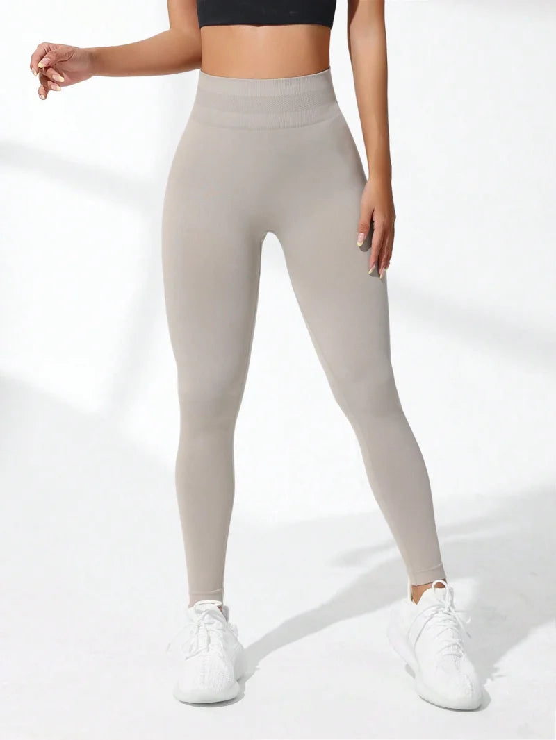 Vexaroa Women's Seamless High-Waist Yoga Leggings