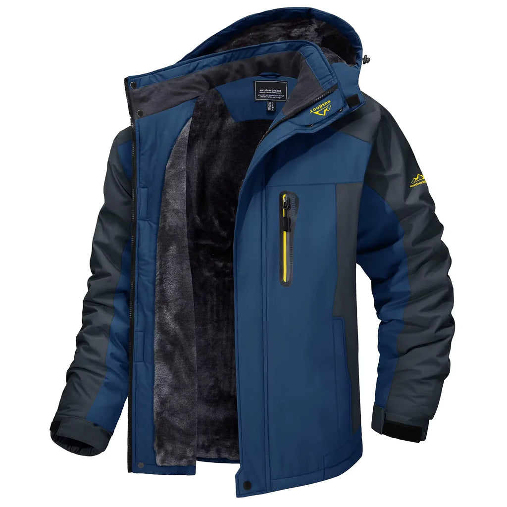 Vexaroa Men's Fleece-Lined Winter Parka