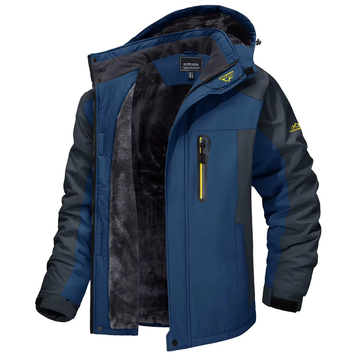 Vexaroa Men's Fleece-Lined Winter Parka
