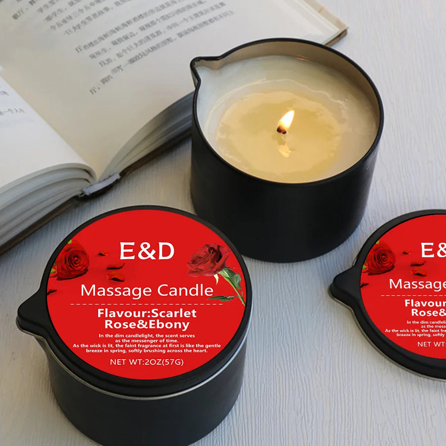 Vexaroa scented massage oil candle - image 1
