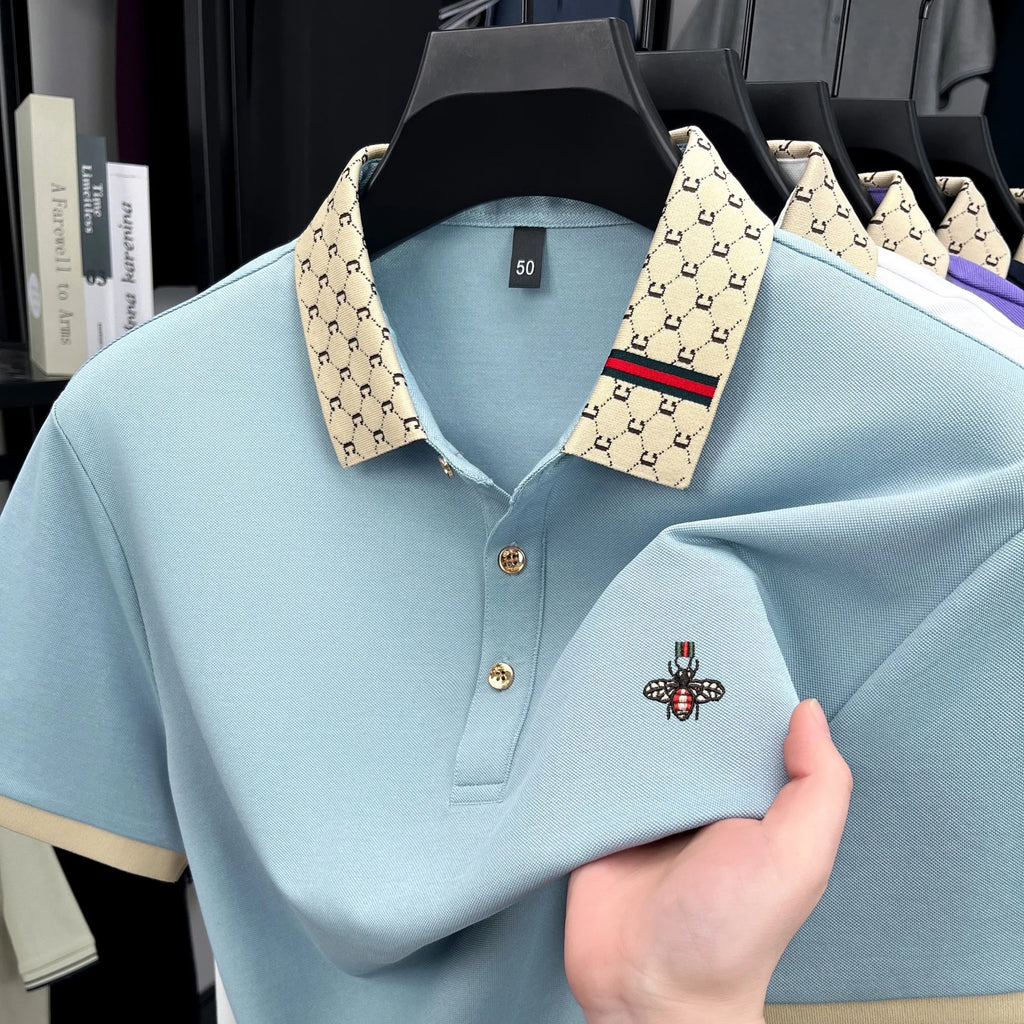 Vexaroa Men's Jacquard Embroidered Polo Shirt product image 24 | Vexaroa