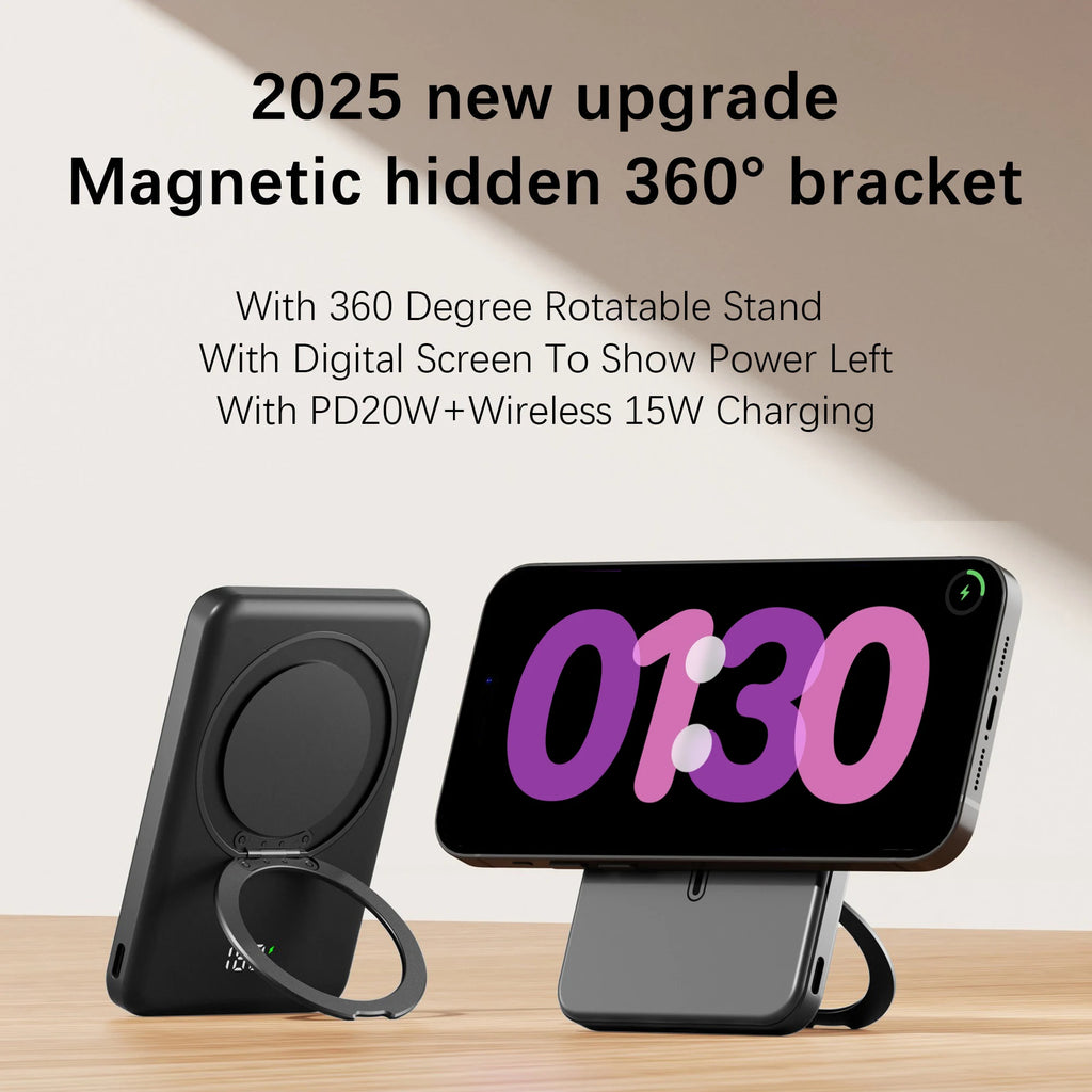 Vexaroa 5000mAh and 10000mAh magnetic wireless power bank — product image 2