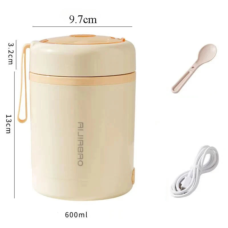 Vexaroa 600ml Electric Heated Lunch Box