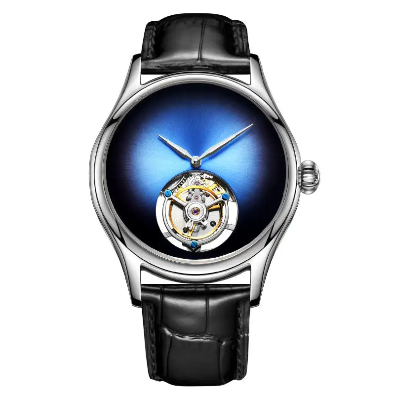 AESOP Top Brand Luxus-Uhr 100% authentisches Tourbillon Herrenuhrwerk mechanisch Saphirglas Skelettuhren für Herren