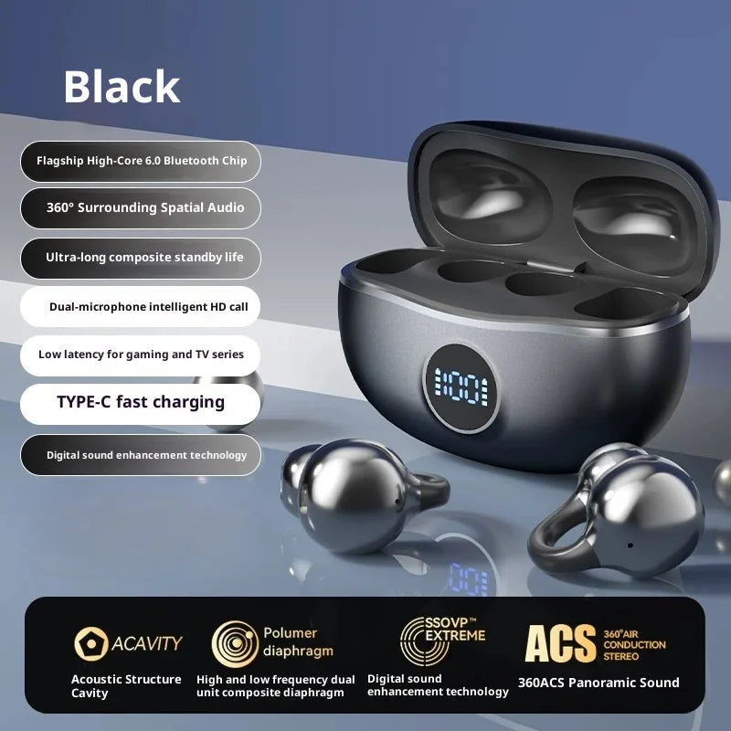 Vexaroa OWS wireless ear-clip sports gaming earbuds