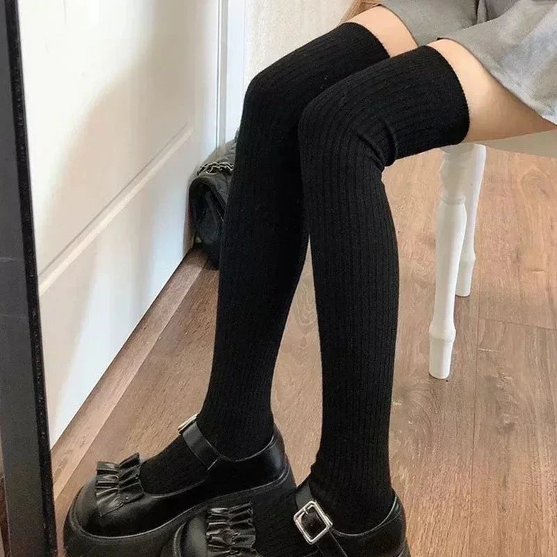 Vexaroa Women's Knee High Socks Wool Warm Winter Pile Boot Sock
