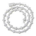 10mm Cross Star Moissanite Cuban Chain S925 | Vexaroa