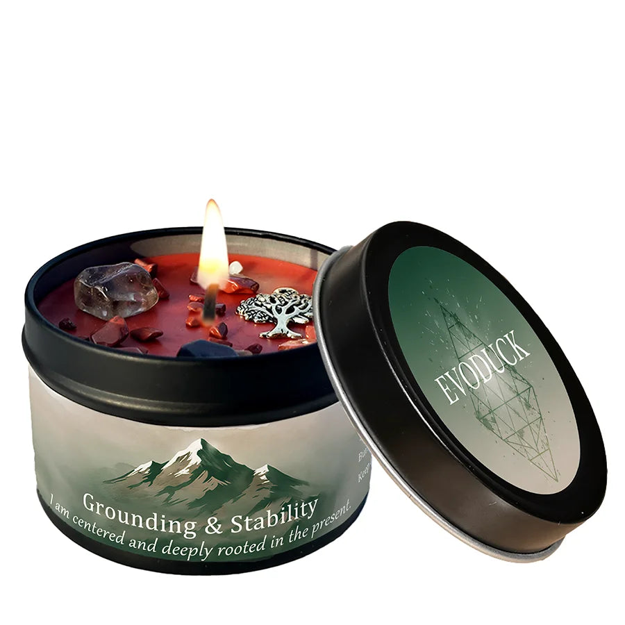 Vexaroa white sage frankincense crystal candle - image 13