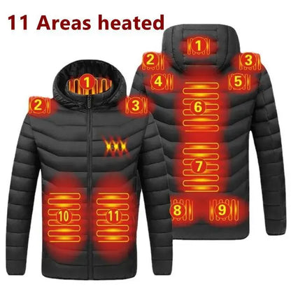 Vexaroa Original Quality USB Heated Winter Jacket – Electric Parka