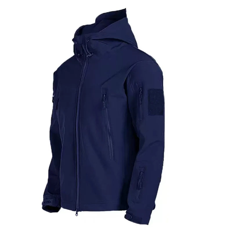 Vexaroa Men's Softshell Fleece Jacket Windproof Outdoor M-5XL