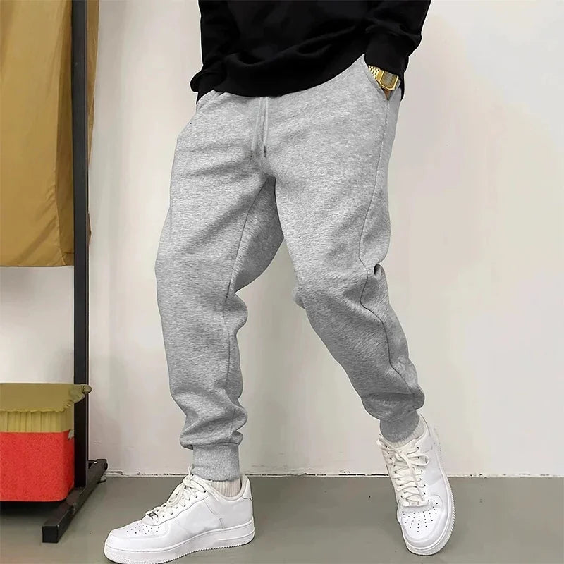 Vexaroa Men's Solid Casual Jogger Sweatpants Sporty Fit