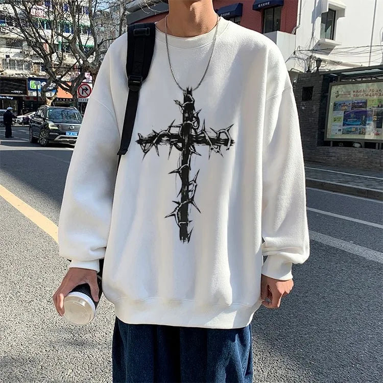 Vexaroa Oversized Anime Streetwear Long-Sleeve Tee