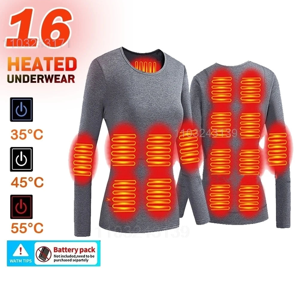 Vexaroa 52-Zone Heated Thermal Underwear