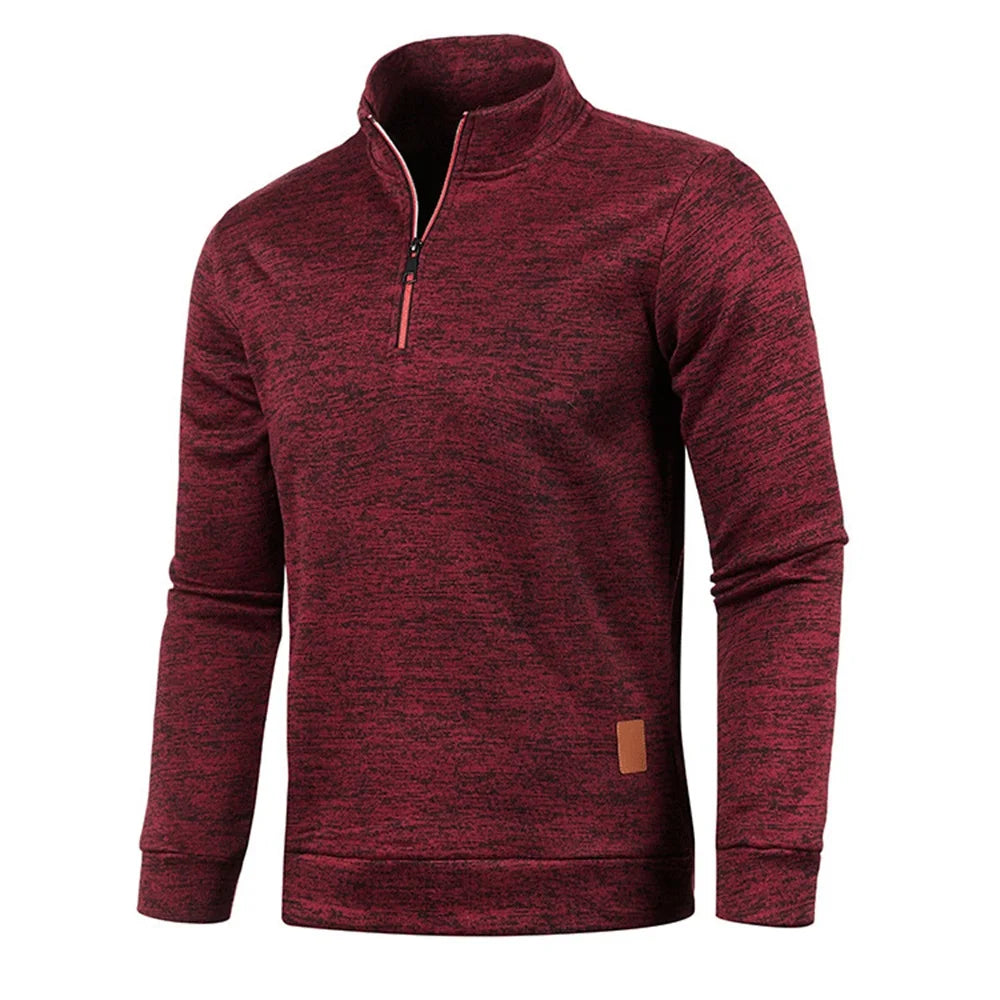 Vexaroa Men's Half-Zip Mock-Neck Sweatshirt — product image 34