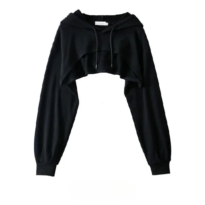Vexaroa Women's Cropped Long Sleeve Hoodie