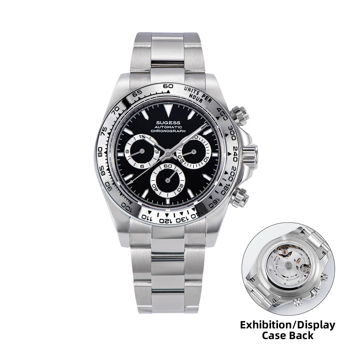 Vexaro Sugess Panda Diver Chronograph Ceramic Watch | Vexaro