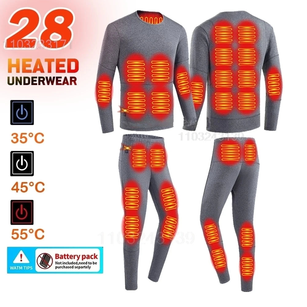 Vexaroa 52-Zone Heated Thermal Underwear