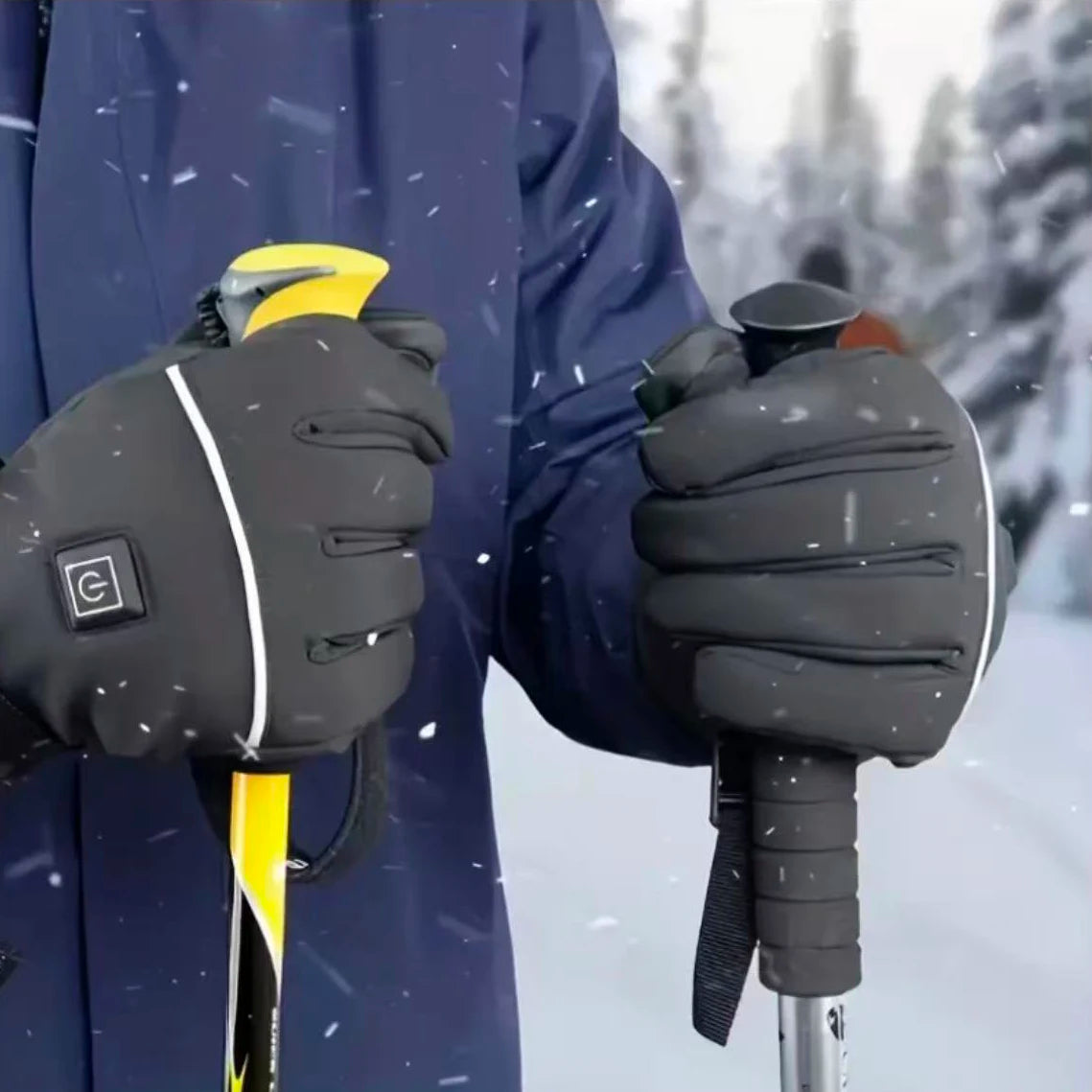 Vexaroa Electric Heated Ski Gloves 5000mAh Waterproof Winter