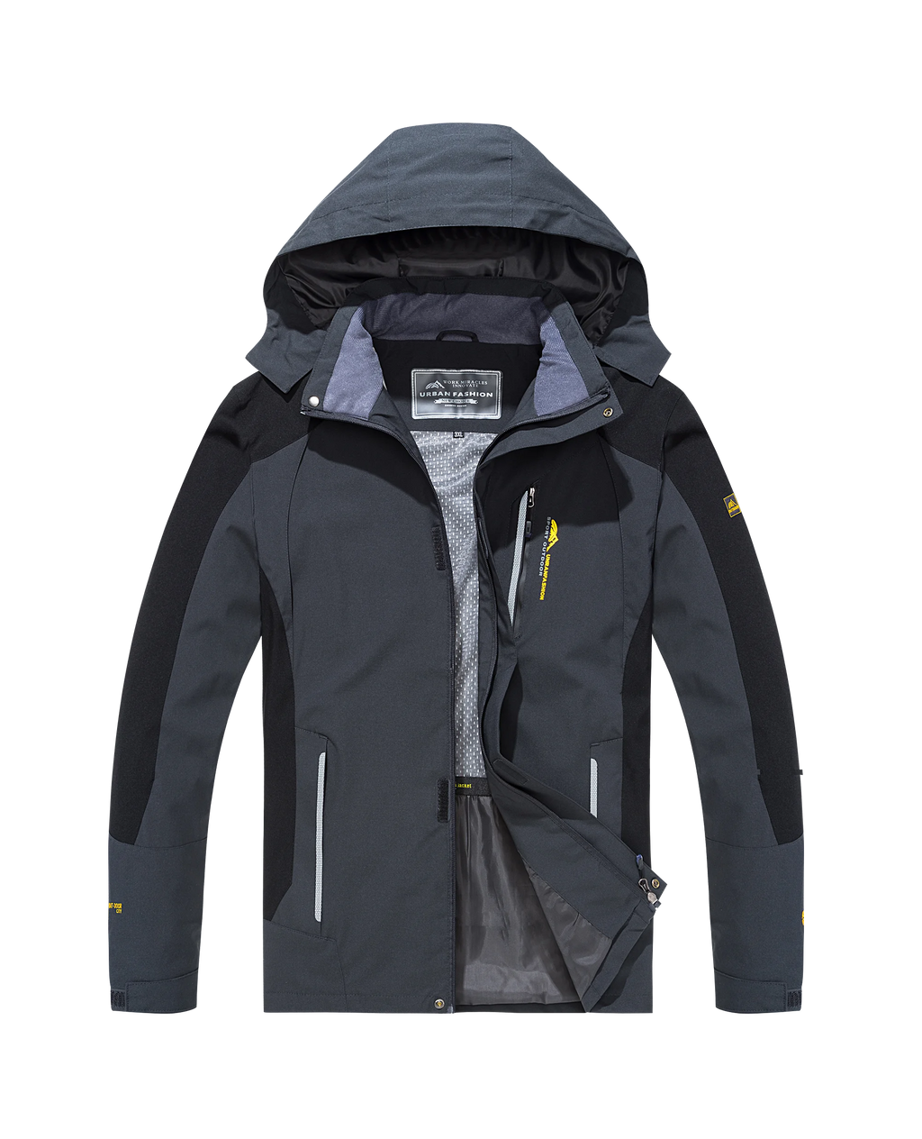 Vexaroa Men's Waterproof Windbreaker Hiking Jacket Big & Tall