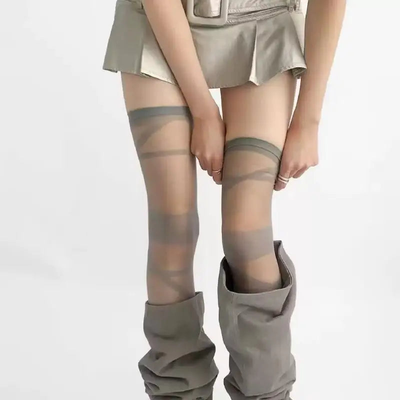 Vexaroa Crystal Silk Sheer Stockings | Soft Transparent Socks