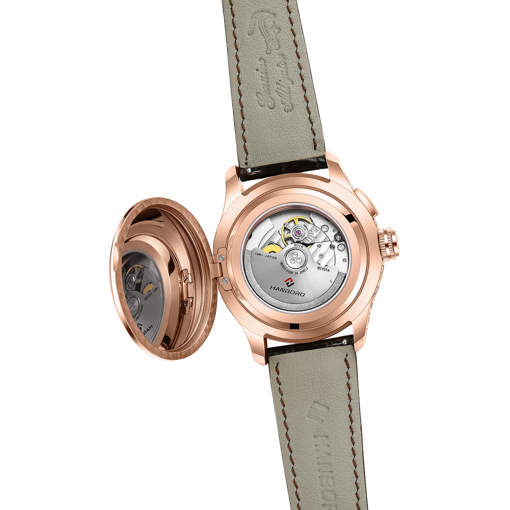 Vexaroa Men's 100M Automatic Alarm Watch with Sapphire