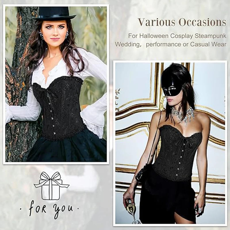 Vexaroa Floral Lace Corset & Body Shaper