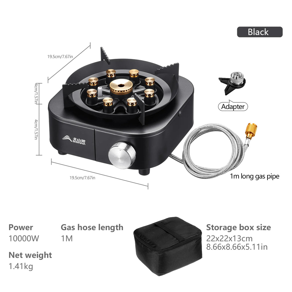 Vexaroa portable camping gas stove – product view 7