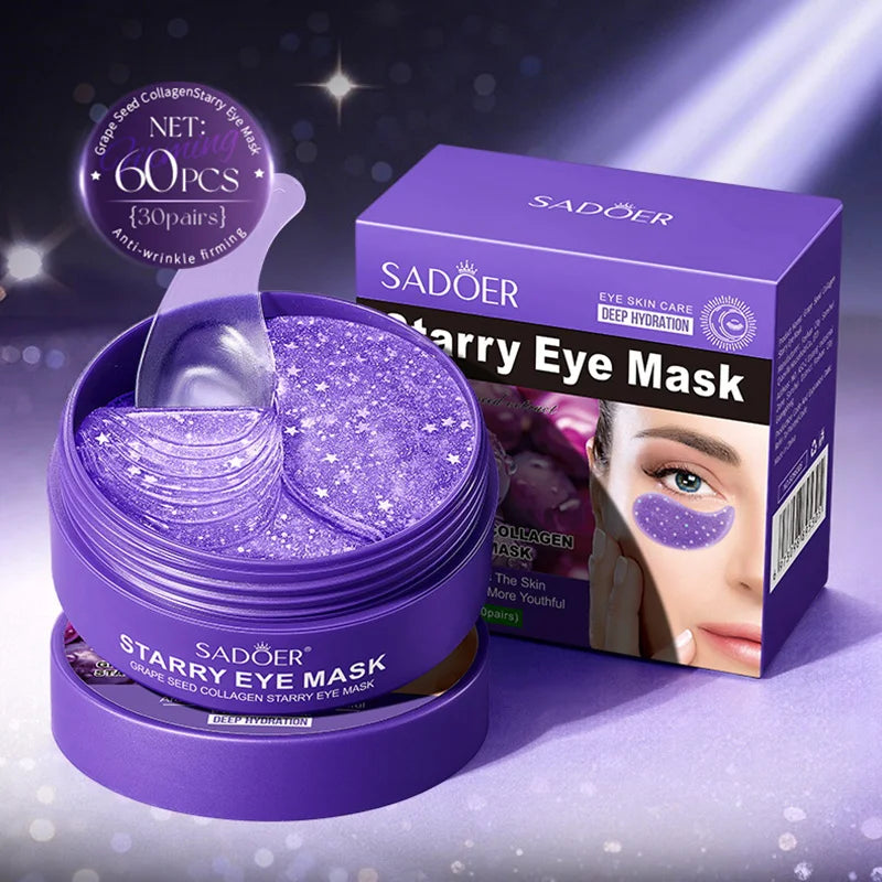 Vexaroa 60pcs Collagen Eye Mask Anti Dark Circles Anti-Aging — product image