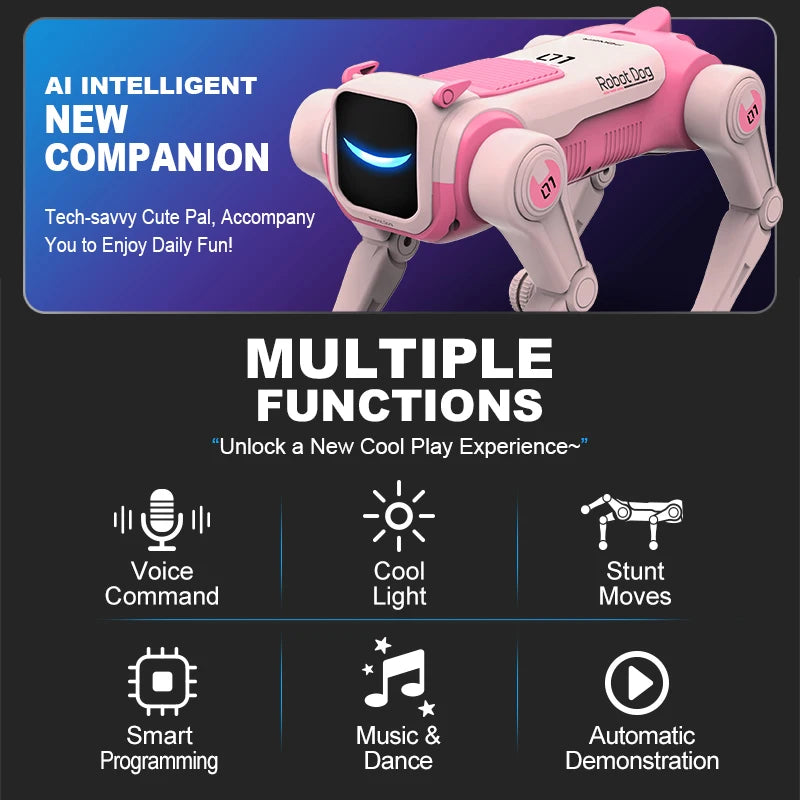 Vexaroa Programmable RC Robot Dog with Voice Control - product image 1