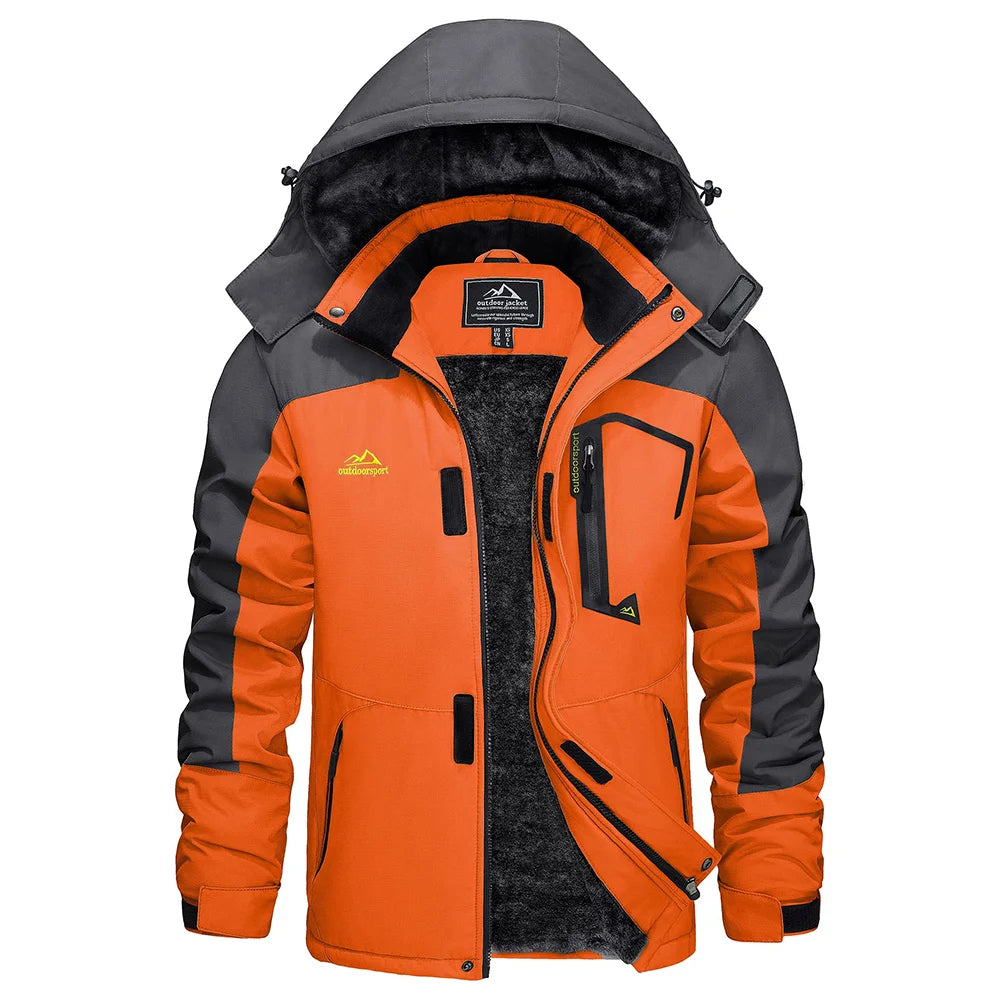 Vexaroa Men's Fleece-Lined Ski and Hiking Jacket