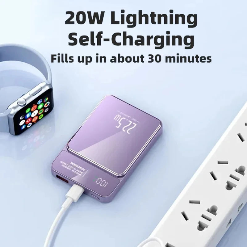 Vexaroa 10000mAh 20W Slim Magnetic Power Bank – MagSafe