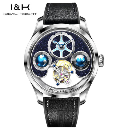 Tourbillon Watch Men 43mm Blue | Vexaro
