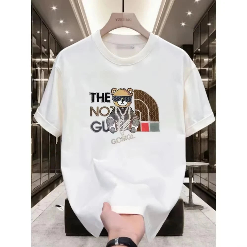 Vexaroa Korean Bear Print Cotton T-Shirt product image 12 | Vexaroa