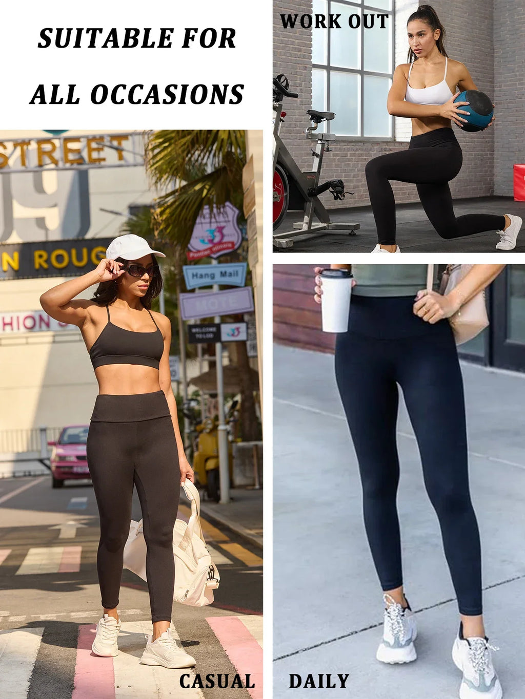 Vexaroa Super Soft High-Waist Tummy Control Leggings