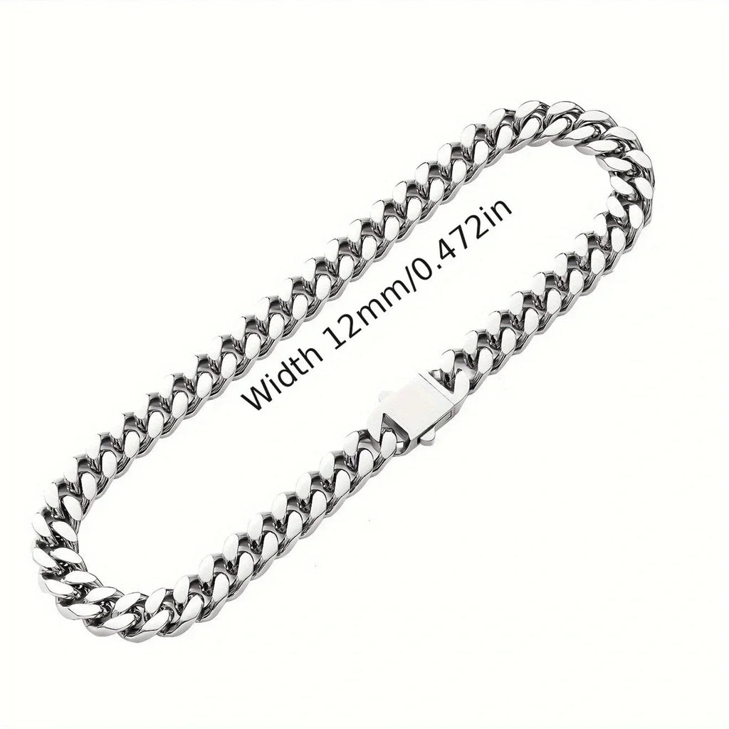 Vexaroa Gold-Tone Cuban Chain Necklace and Bracelet — Vexaroa product image 25