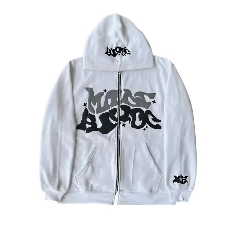 Vexaroa Fleece Print Zip-Up Hoodie product image 2 | Vexaroa
