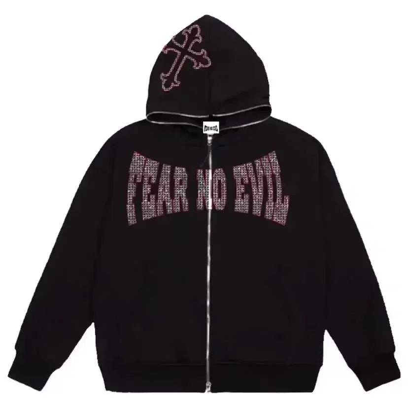 Vexaroa Women's Oversized Letter Graphic Pullover Hoodie