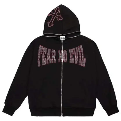 Vexaroa Women's Oversized Letter Graphic Pullover Hoodie