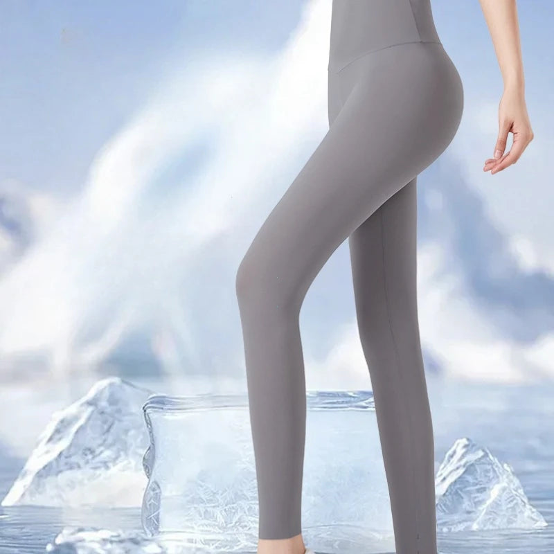 Vexaroa Women's Silky Summer High-Waist Yoga Pants