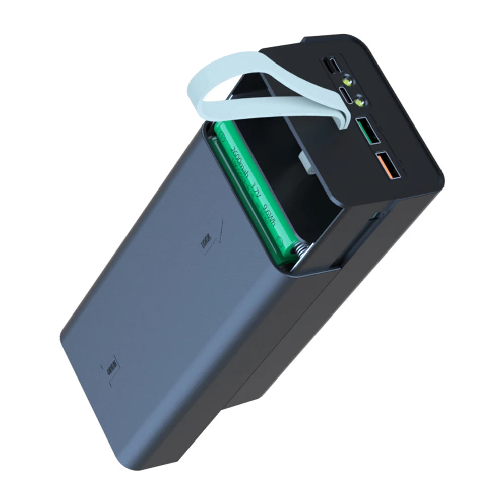 Vexaroa 21-slot 18650 battery power bank case – product view 3