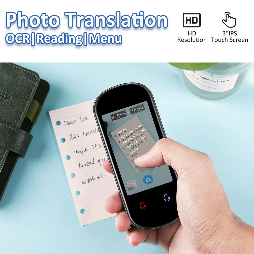 Vexaroa Z2 AI Voice Translator with Touchscreen