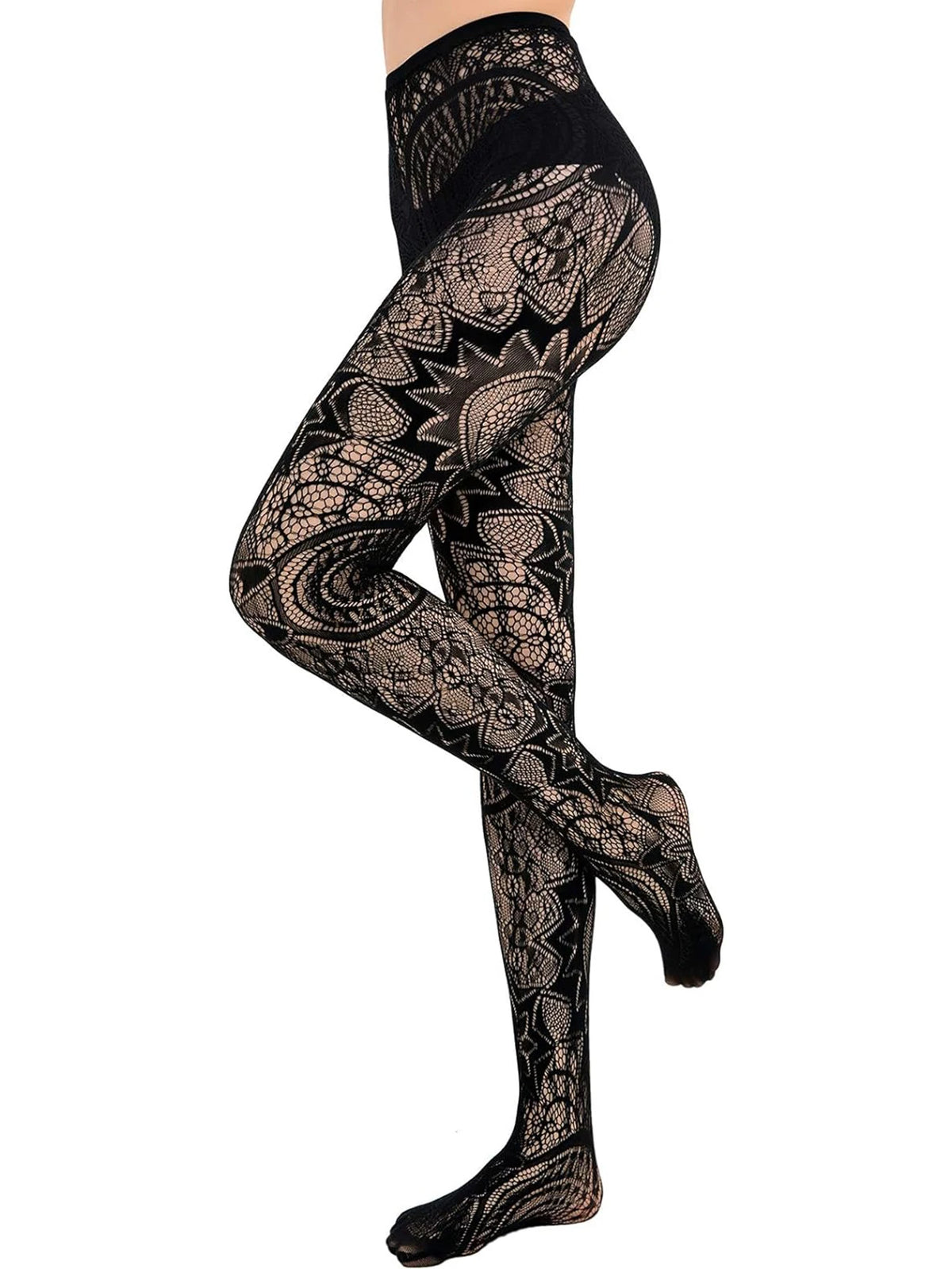 fishnet stockings sexy tattoo lace stockings lace hollow pantyhose