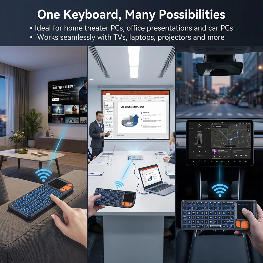 Vexaroa A8 Plus Wireless Mini Keyboard with Touchpad - product image 5