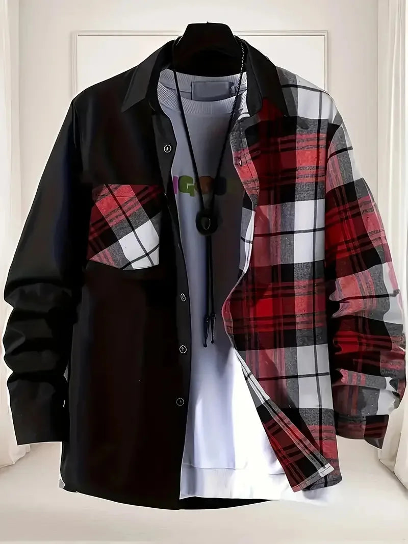 Vexaroa Men's Casual Long-Sleeve Shirt 2025