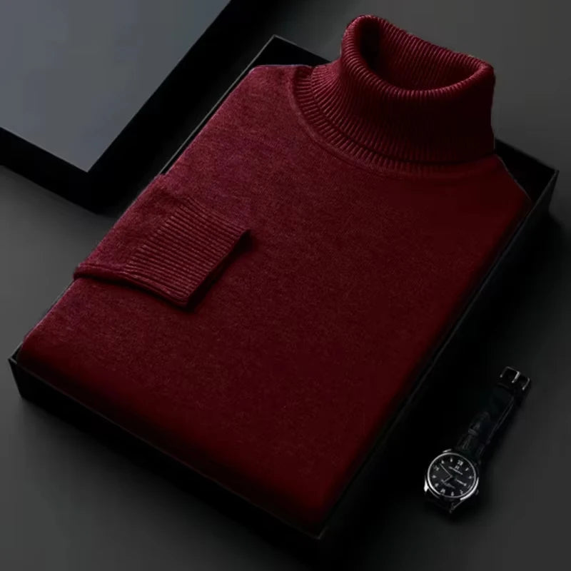 Vexaroa Men's Anti-Pilling Turtleneck Sweater
