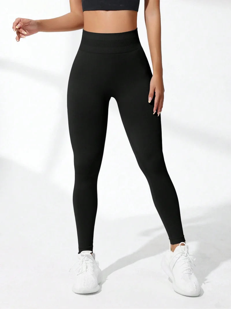 Vexaroa Women's Seamless High-Waist Yoga Leggings