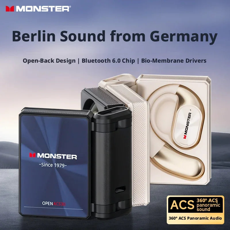 Vexaroa Monster AC530 open-fit wireless Bluetooth sports headset — product image 1